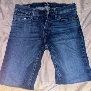 mens navy hollister jeans